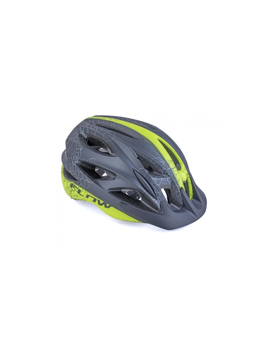 Kask AUTHOR FLOW X9 czarno-żółty(fluo) 54-58 