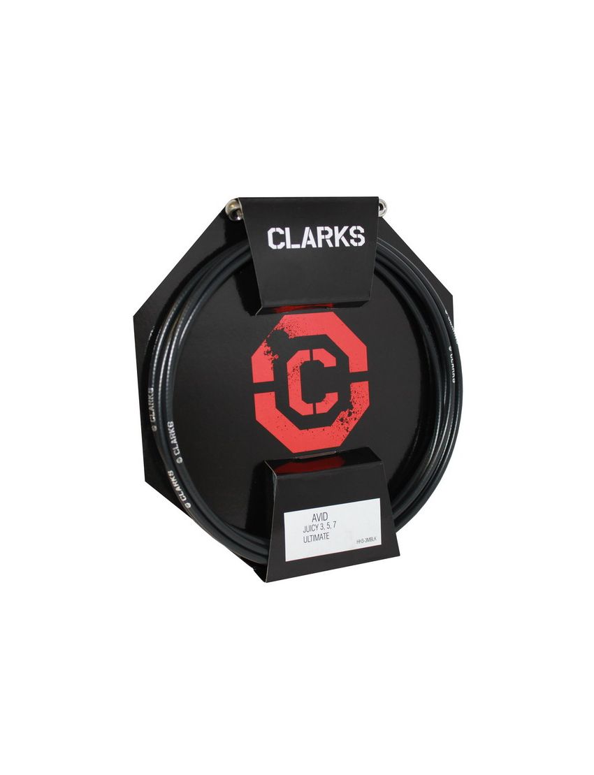 Przewód hamulca hydraulicznego CLARK'S AVID SRAM (Elixir, CR, XX, XO) z końcówkami przód tył 3000mm czarny 