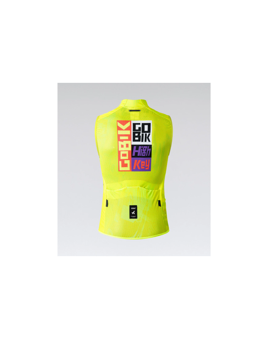 Kamizelka kolarska męska GOBIK Plus 2.0 Liquid Lime