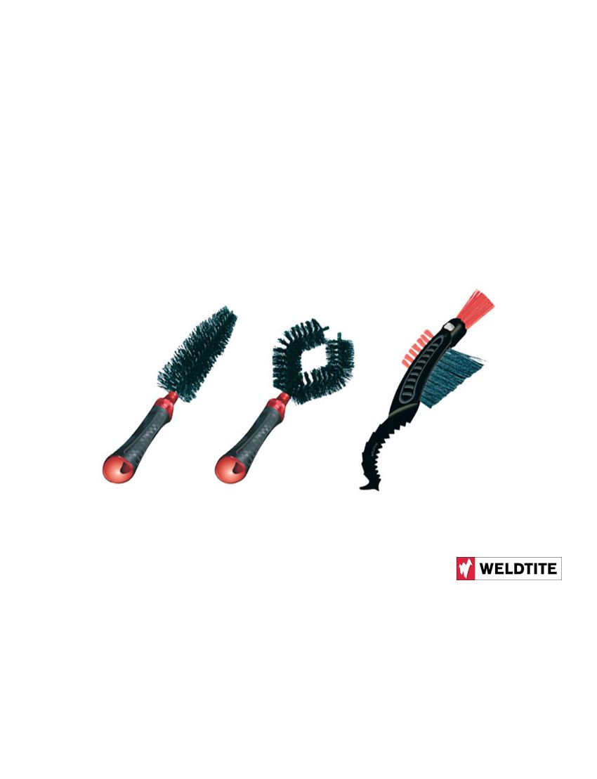 WELDTITE DIRTWASH bike cleaning brush 3szt