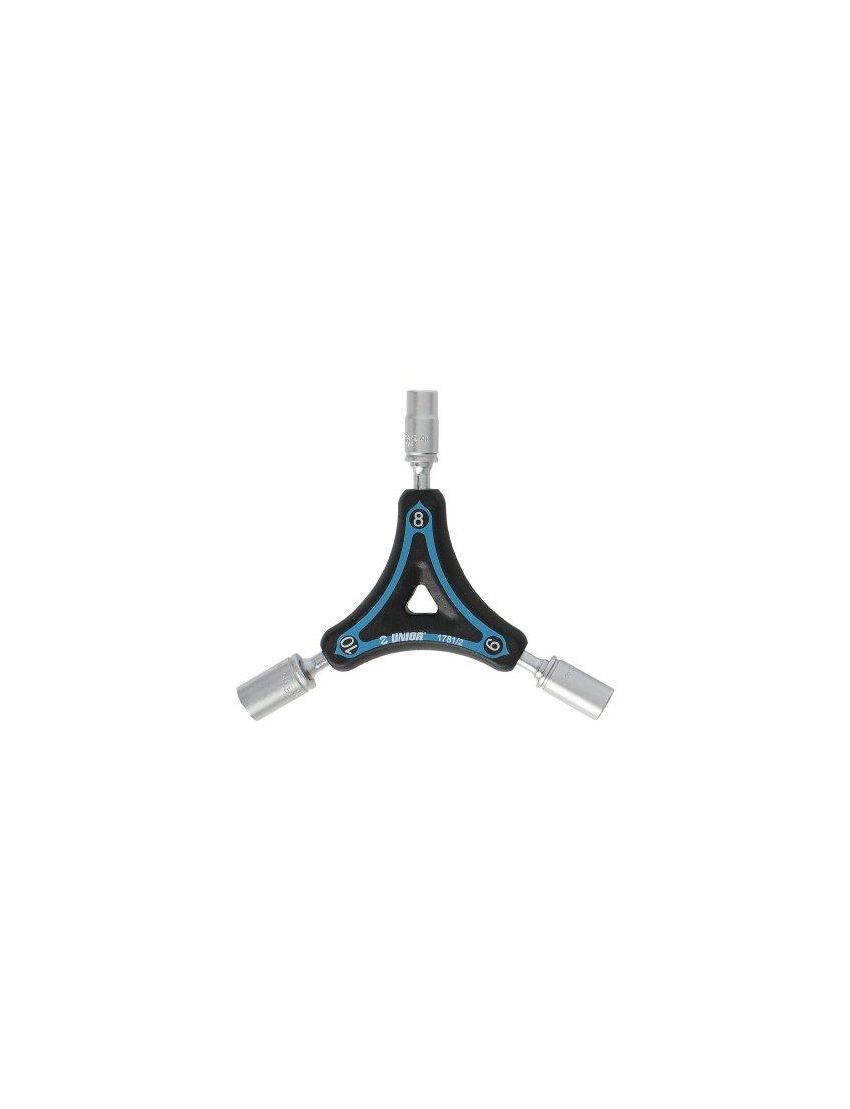 UNIOR Trójstronny klucz nasadowy 8x9x10 