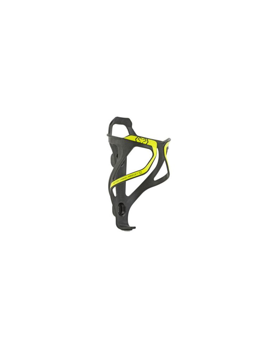 Koszyk na bidon AUTHOR ACP-X26 karbonowy czarno-żółty(fluo) 