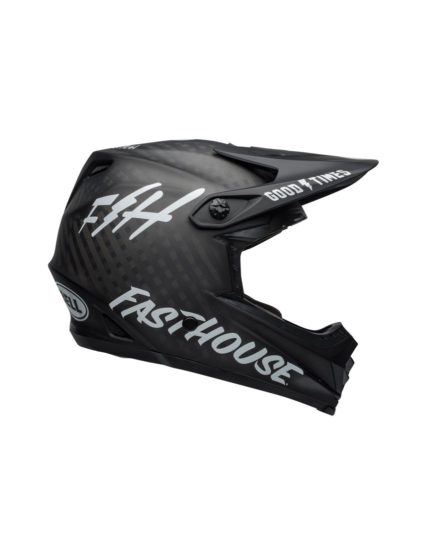 Kask full face BELL FULL-9 CARBON fasthouse matte black white roz. L (57-59 cm) (NEW) 