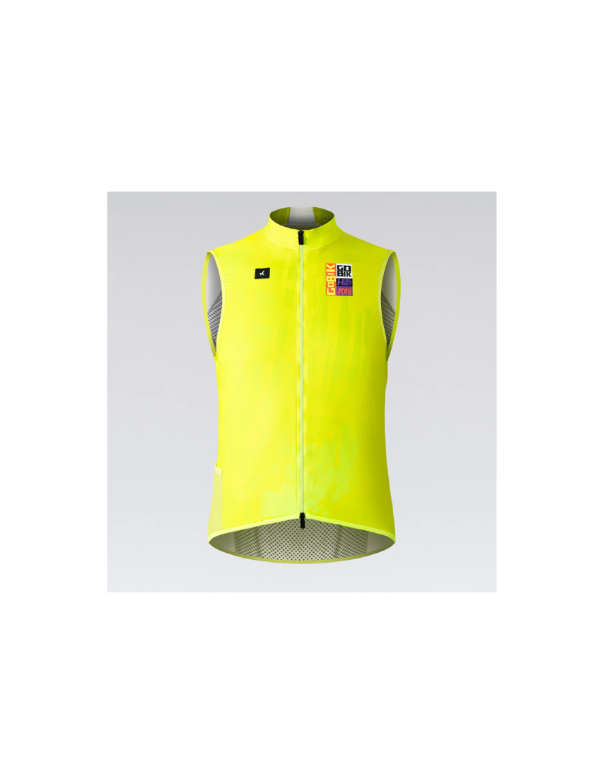 Kamizelka kolarska męska GOBIK Plus 2.0 Liquid Lime