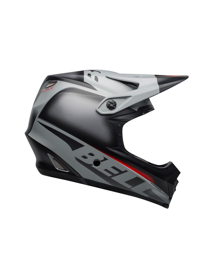 BELL FULL-9 FUSION MIPS matte gloss black gray crimson kask-XS