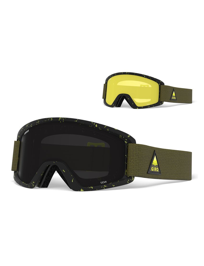 Gogle zimowe GIRO SEMI CITRON ARR MTN (szyba ULTRA BLACK 9% S3 + YELLOW 84% S0) (NEW 2020)