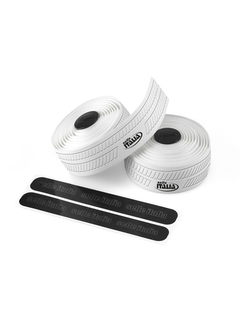 Owijka na kierownicę SELLE ITALIA CONTROLLO gr.2,5mm żelowa biała 