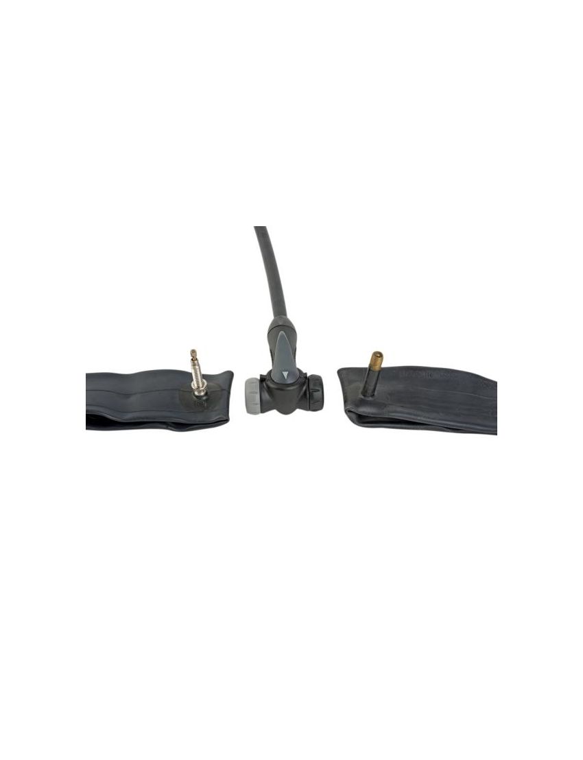 Pompka AUTHOR AIR TURBO ECO stal/kompozyt czarno-szara 