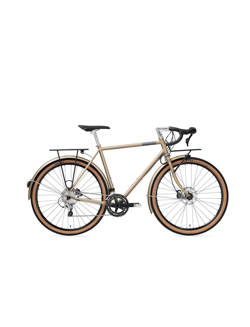 Creme Cycles Rower LA RUTA RANDO BRONZE DYNAMO 22s M 54 