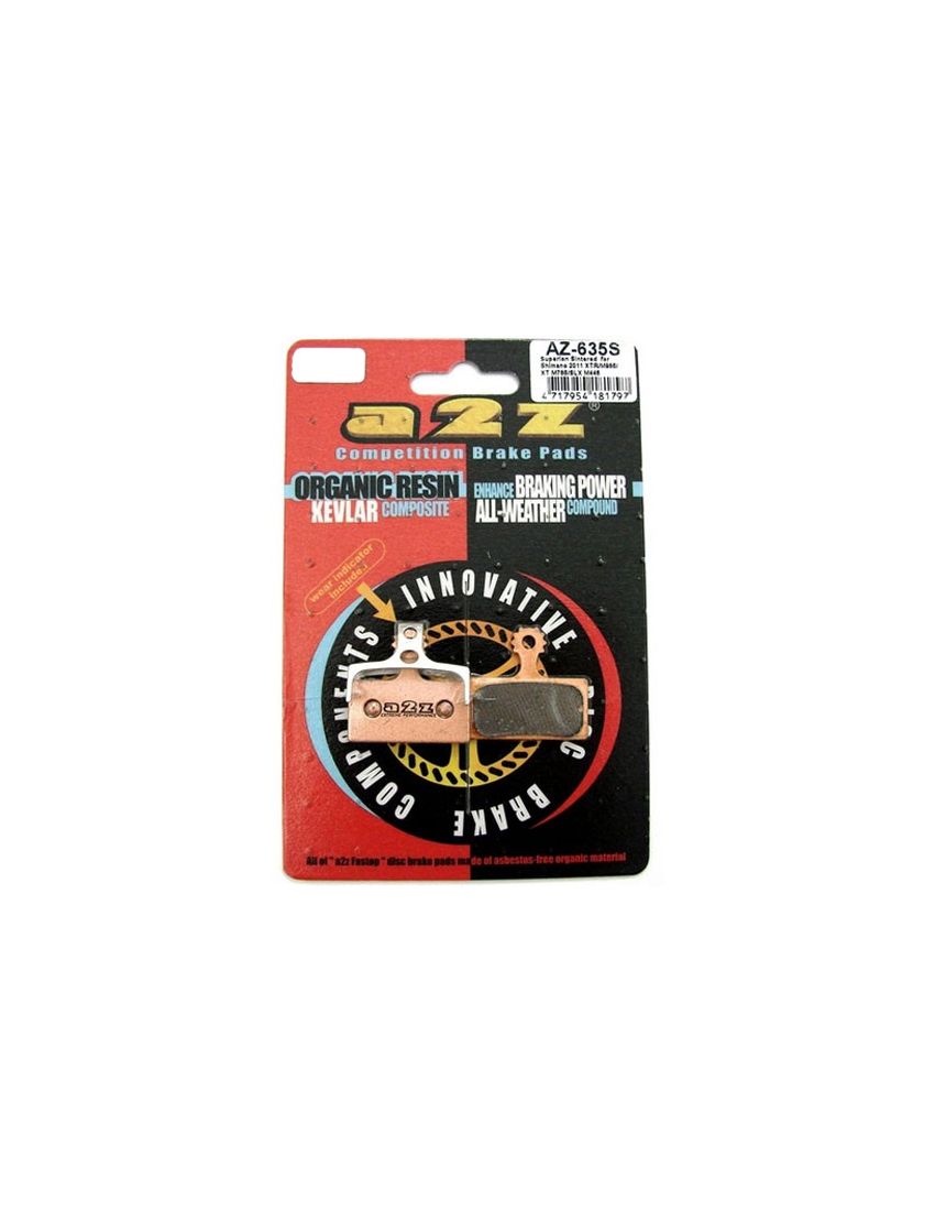A2Z AZ-635S Shimano XT/XTR/SLX Gold klocki hamulcowe