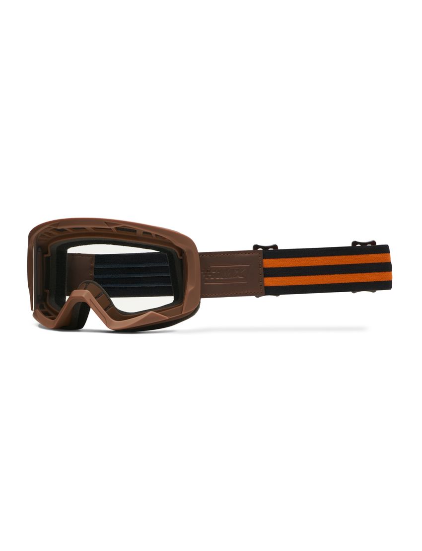 Gogle IMX Endurance Rust Brown Matt/Orange (szyba orange + clear)
