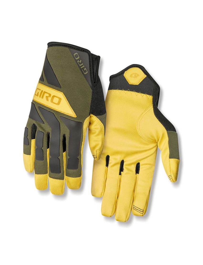 Rękawiczki męskie GIRO TRAIL BUILDER długi palec olive buckskin roz. XL (obwód dłoni 248-267 mm / dł. dłoni 200-210 mm) (NEW) 