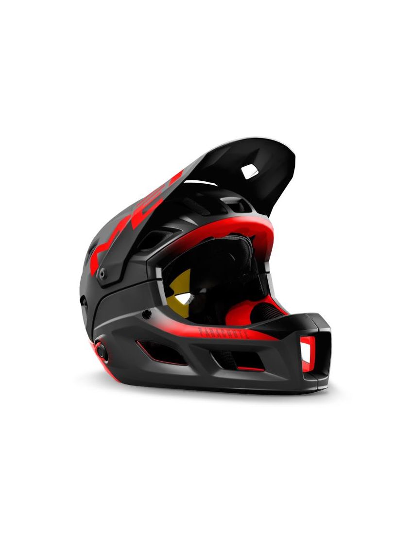 MET Kask PARACHUTE MCR MIPS M czarno-czerwony 