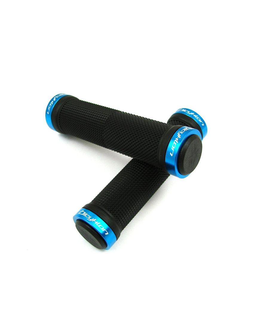 Chwyty BICYKLON Lock-On jasno-niebieskie 