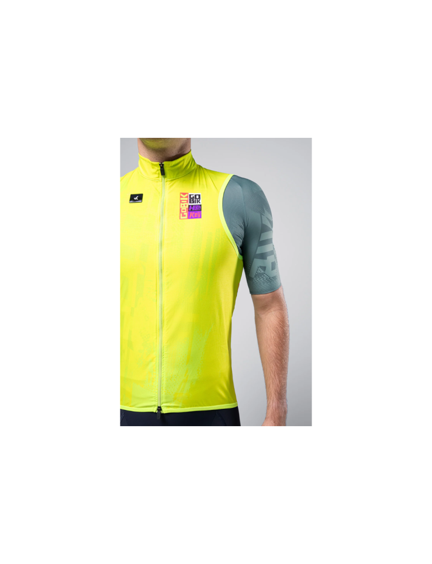 Kamizelka kolarska męska GOBIK Plus 2.0 Liquid Lime