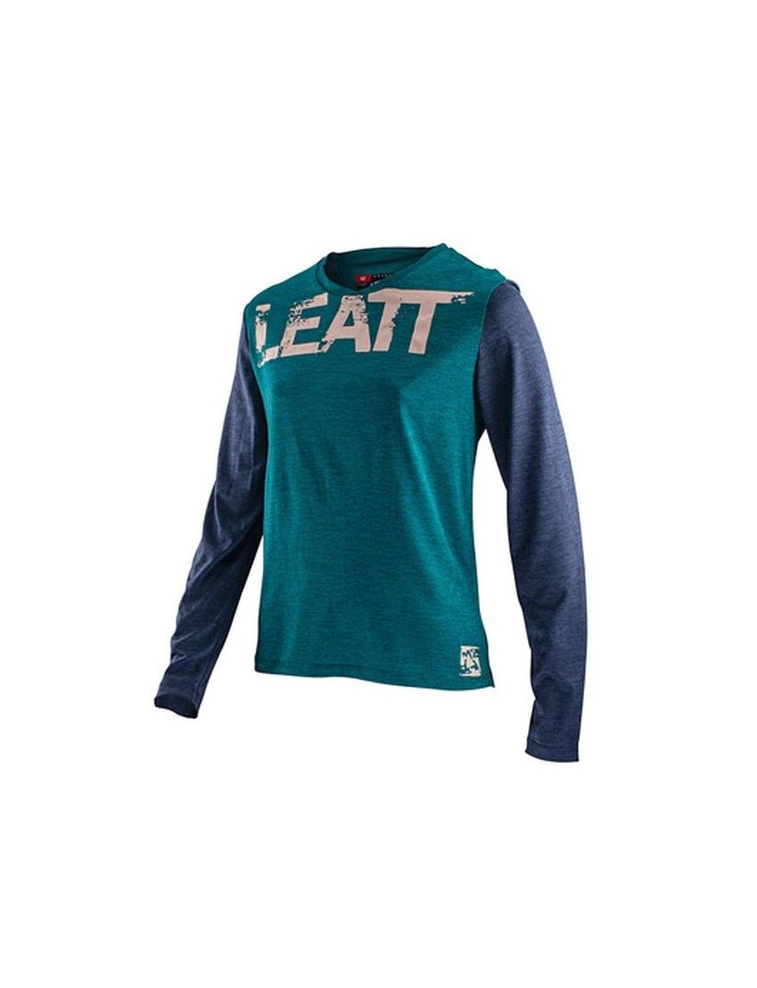 Jersey LEATT Women MTB 2.0 Long Jade