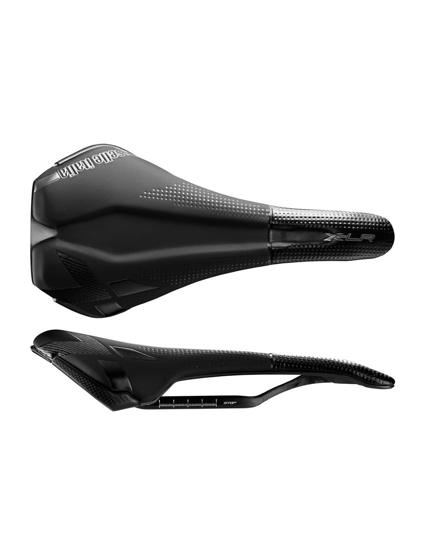 Siodło SELLE ITALIA X-LR KIT CARBONIO S (id match - S1) carbon/keramic 7x9, fibra-tek, 143g czarne (NEW) 