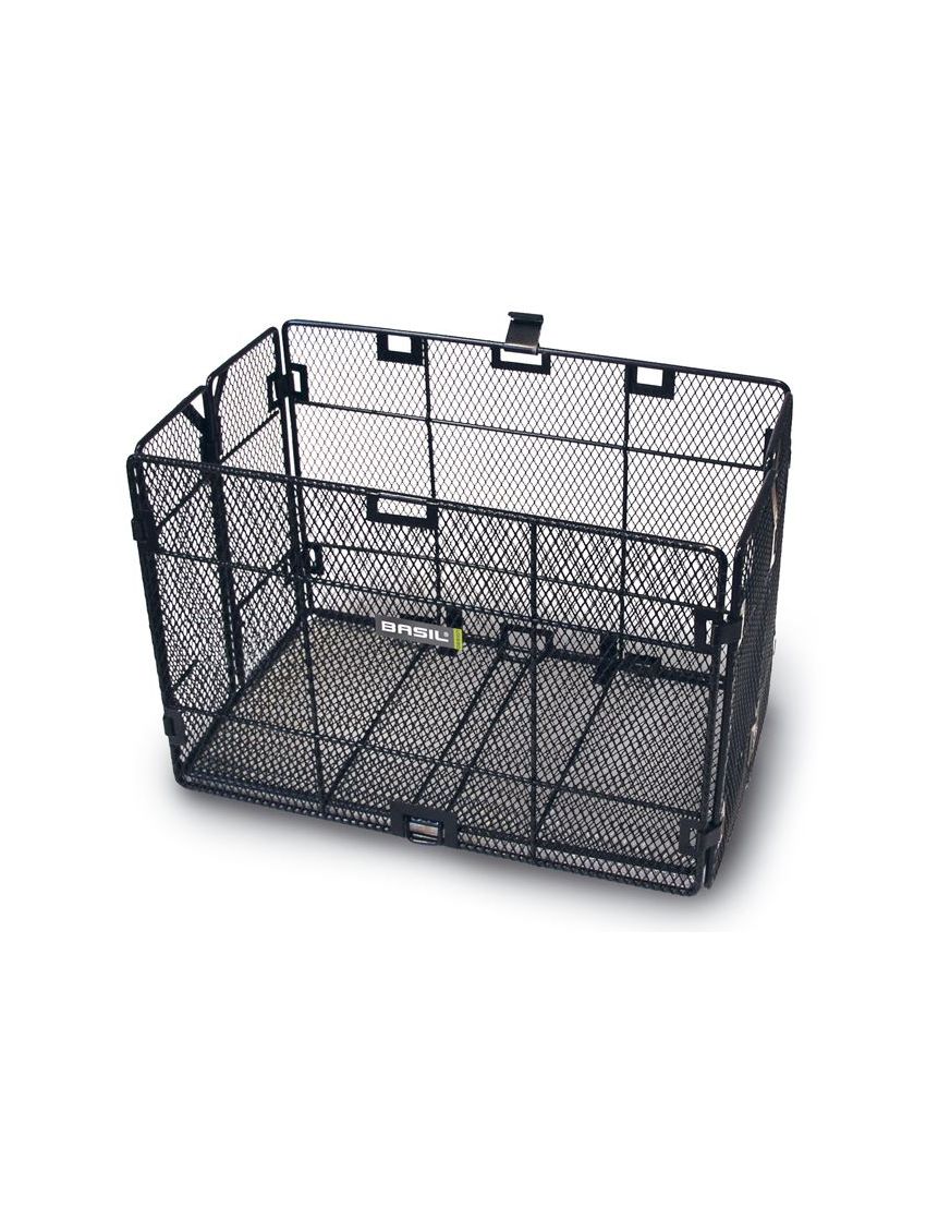 Kosz na tylny bagażnik BASIL CATANIA, stalowy czarny (NEW) 