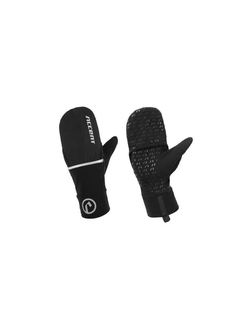 Rękawiczki ocieplane Thermal z pokrowcem czarne M 