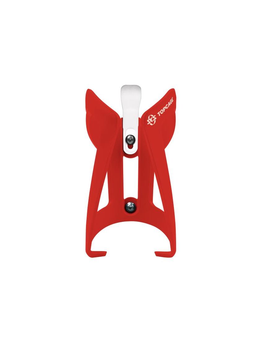 SKS-GERMANY Koszyk na bidon TOPCAGE czerwony 