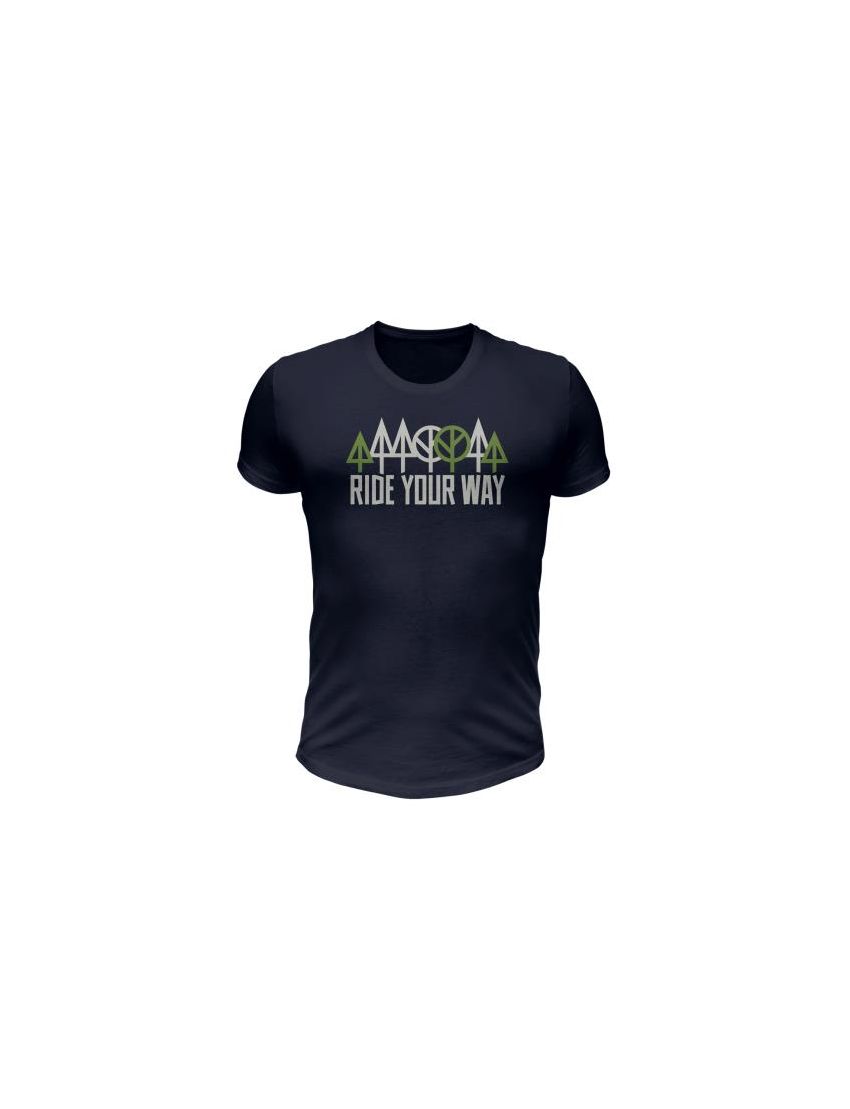 T-shirt DARTMOOR Ride Your Way ciemnografitowa