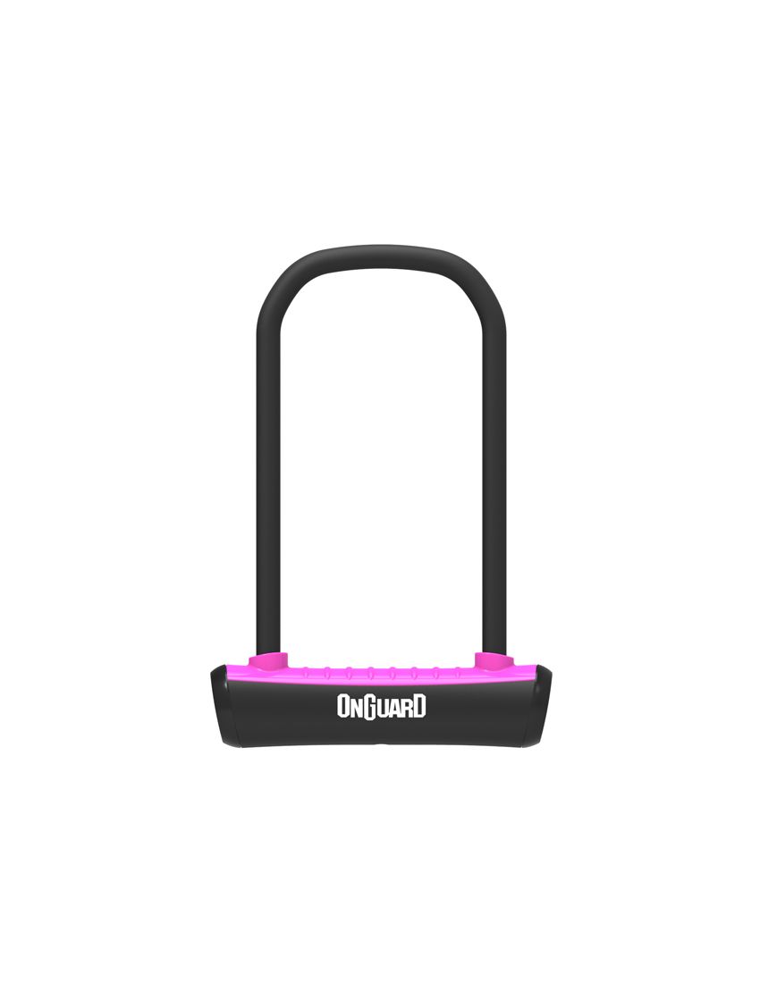 Zapięcie rowerowe ONGUARD NEON 8152PN U-LOCK - 115mm 292mm - uchwyt + 2 x Klucze różowe 