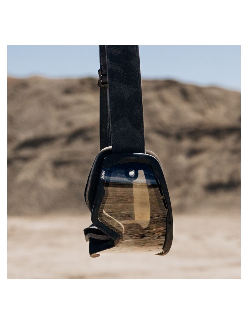 Gogle IMX Endurance Flip Black Matt/Black (szyba dark smoke + clear)
