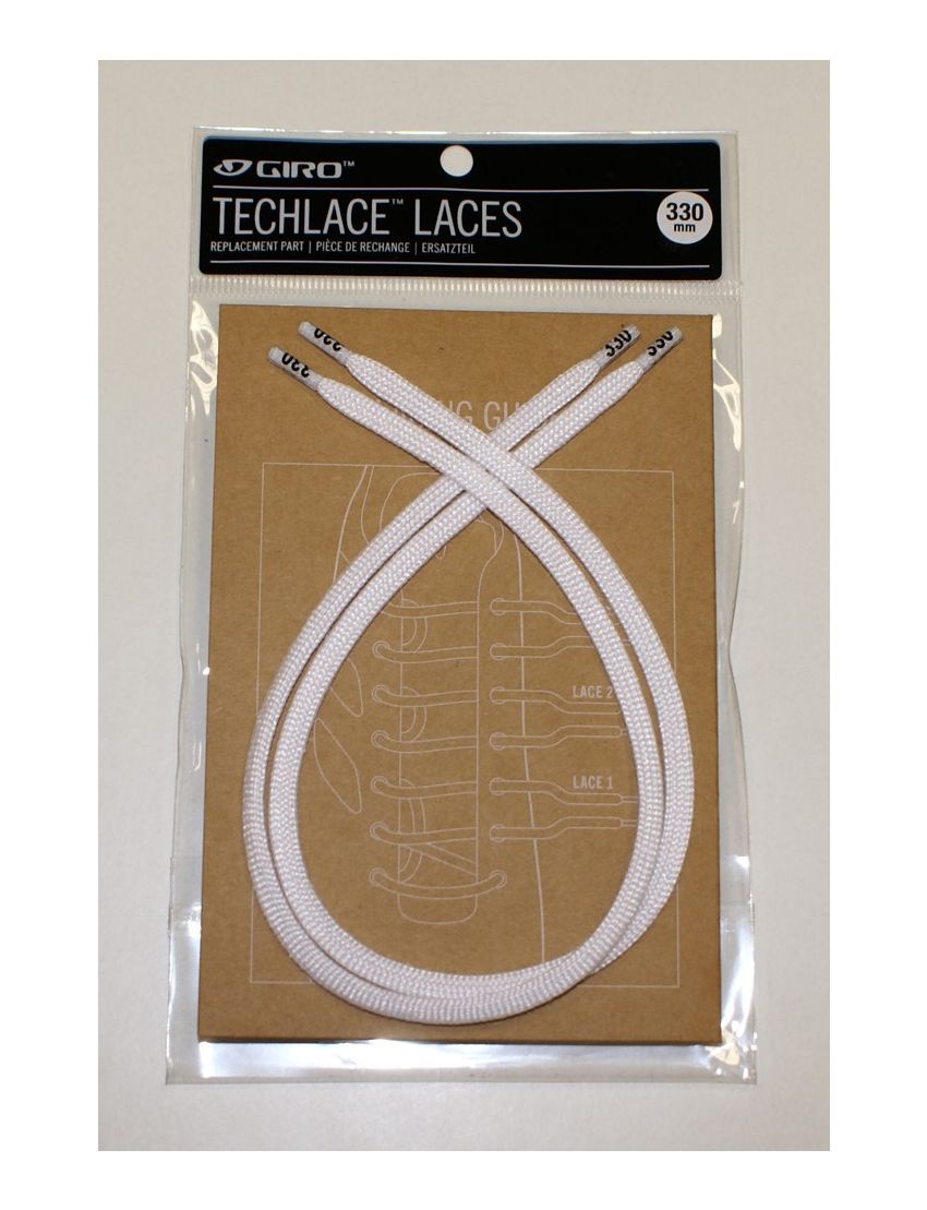 Sznurówki GIRO TECHLACE LACES white 300mm