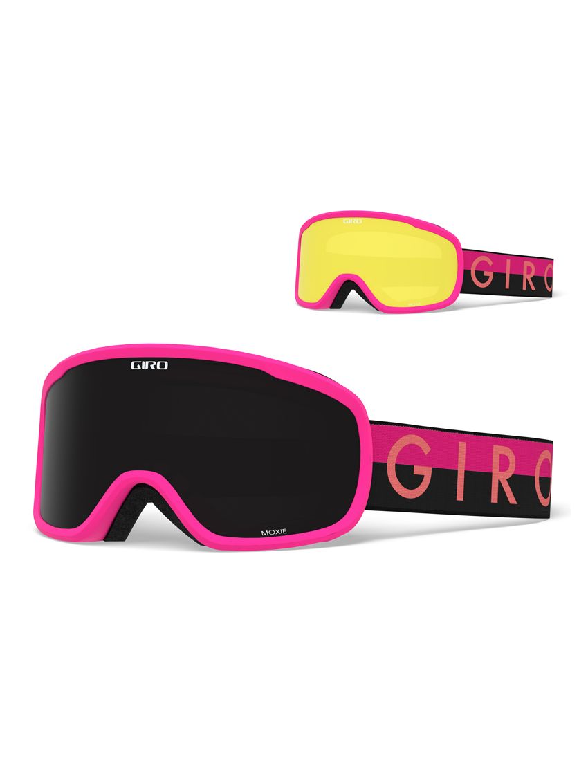 Gogle zimowe GIRO MOXIE PINK THROWBACK (szyba ULTRA BLACK 9% S3 + YELLOW 84% S0) 