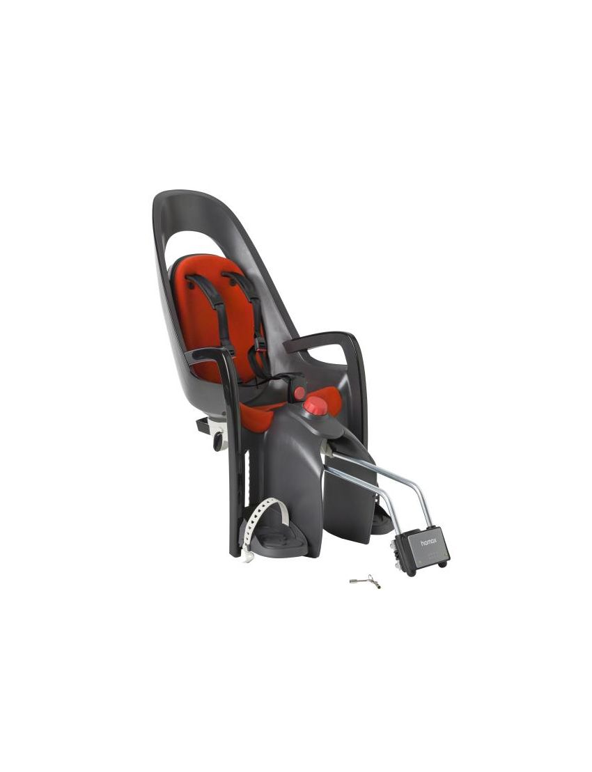 Hamax Fotelik row. CARESS szaro-ciemnoszary czerwona wyściółka 