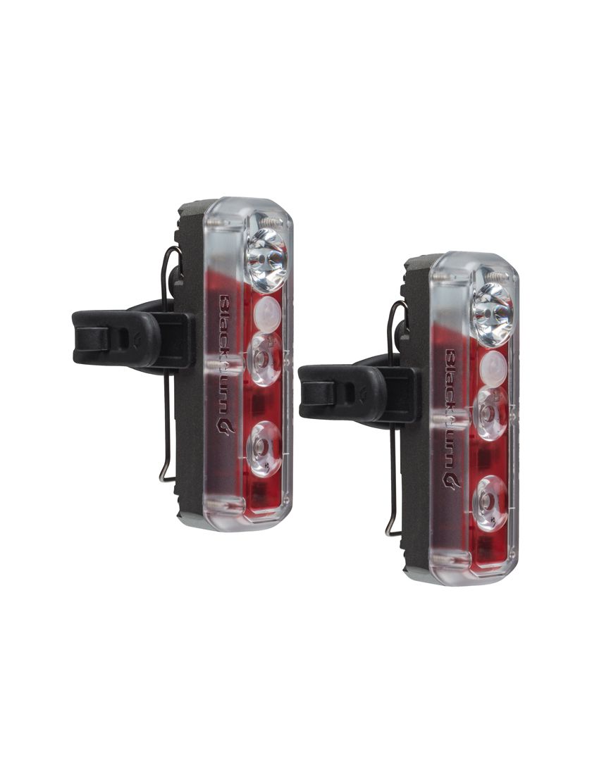 Zestaw Lampki BLACKBURN 2'FER XL USB przód 200 lumenów tył 40 lumenów czarna 2szt (NEW) 