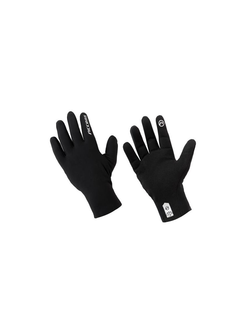 Accent Rękawiczki z długimi palcami Pure Long, czarne, M 