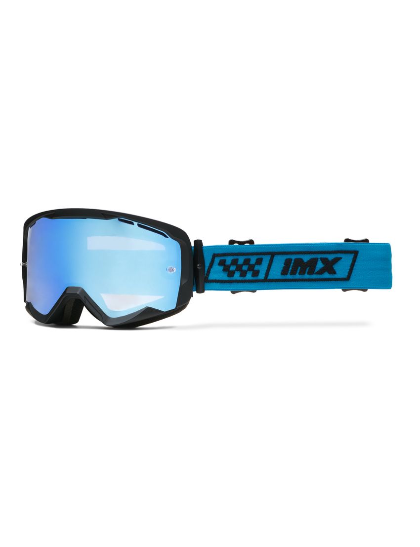 Gogle IMX Endurance Race Black Matt/Blue (szyba iridium blue + clear)