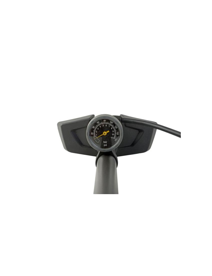 Pompka AUTHOR AIR TURBO ECO stal/kompozyt czarno-szara 