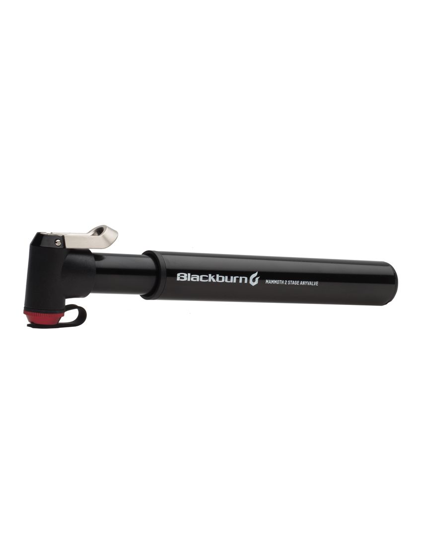 Pompka ręczna BLACKBURN MAMMOTH 2 STAGE ANYVALVE HP HV 120psi czarna (NEW) 