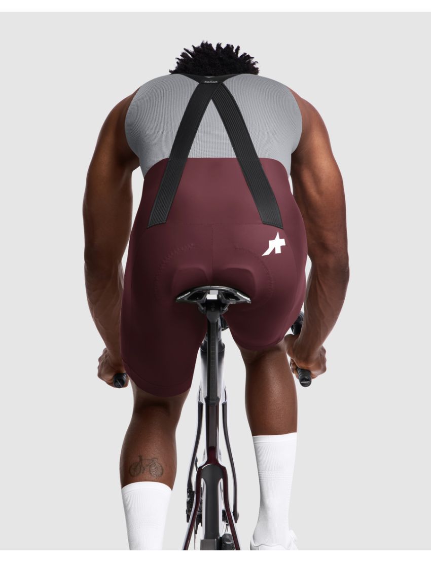 Spodenki kolarskie ASSOS MILLE GT Bib Burgundy Red