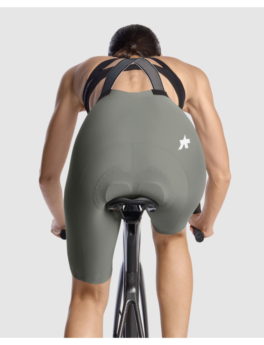 Spodenki damskie ASSOS DYORA R Bib Edge Green