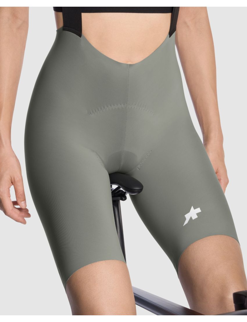 Spodenki damskie ASSOS DYORA R Bib Edge Green