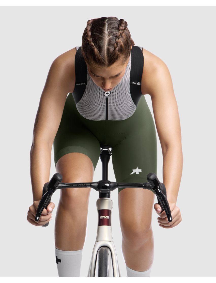 Spodenki damskie ASSOS UMA GT Bib Moss Green