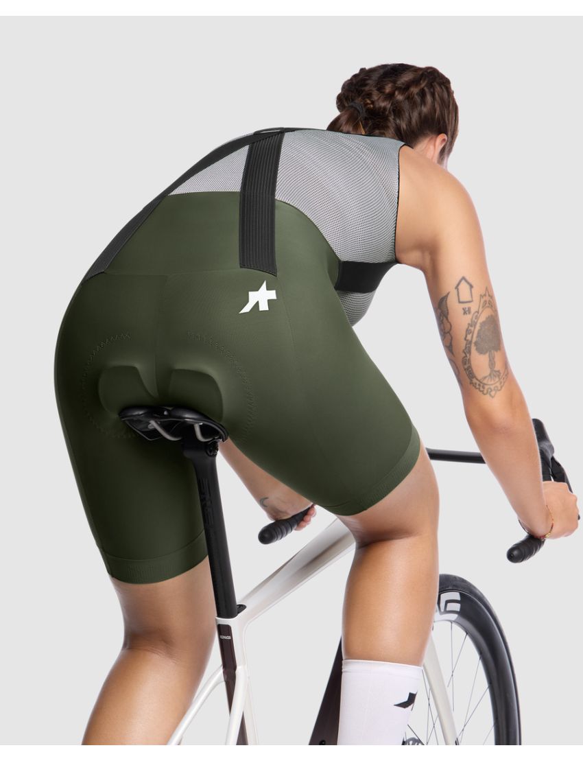 Spodenki damskie ASSOS UMA GT Bib Moss Green