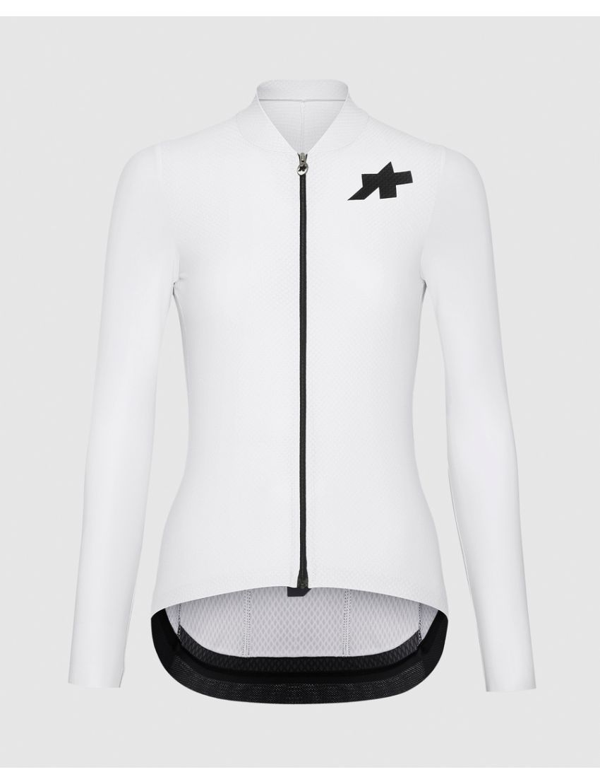 Koszulka kolarska damska ASSOS UMA GT LS EVO White