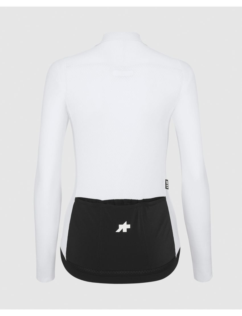 Koszulka kolarska damska ASSOS UMA GT LS EVO White