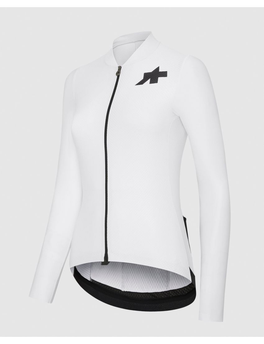 Koszulka kolarska damska ASSOS UMA GT LS EVO White