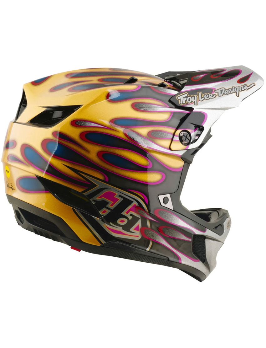 Kask TLD D4 Carbon Overspray Black/Gold