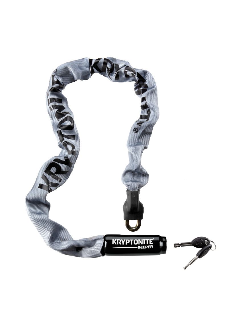 KRYPTONITE ZAPIĘCIE ŁAŃCUCHOWE KRYPTONITE KEEPER 785 INTEGRATED CHAIN GREY 0,7CM X 85CM 