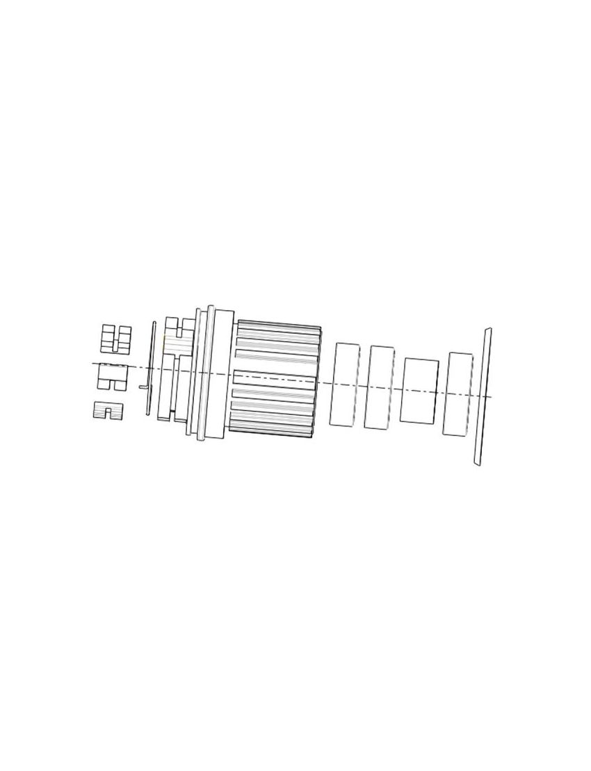 Sun Ringle Bębenek Micro Spline piasty SRC/SRX - Aluminiowy 