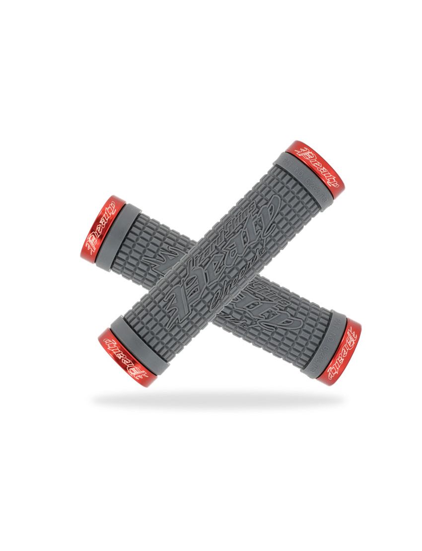 Chwyty kierownicy LIZARDSKINS PEATY CHEERS LOCK-ON klamry 130mm graphite (NEW) 