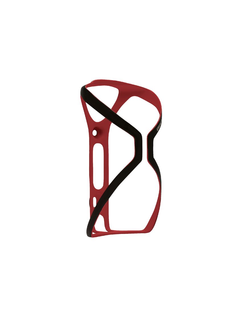 Koszyk na bidon BLACKBURN CINCH karbonowy 16g czarno-czerwony połysk 