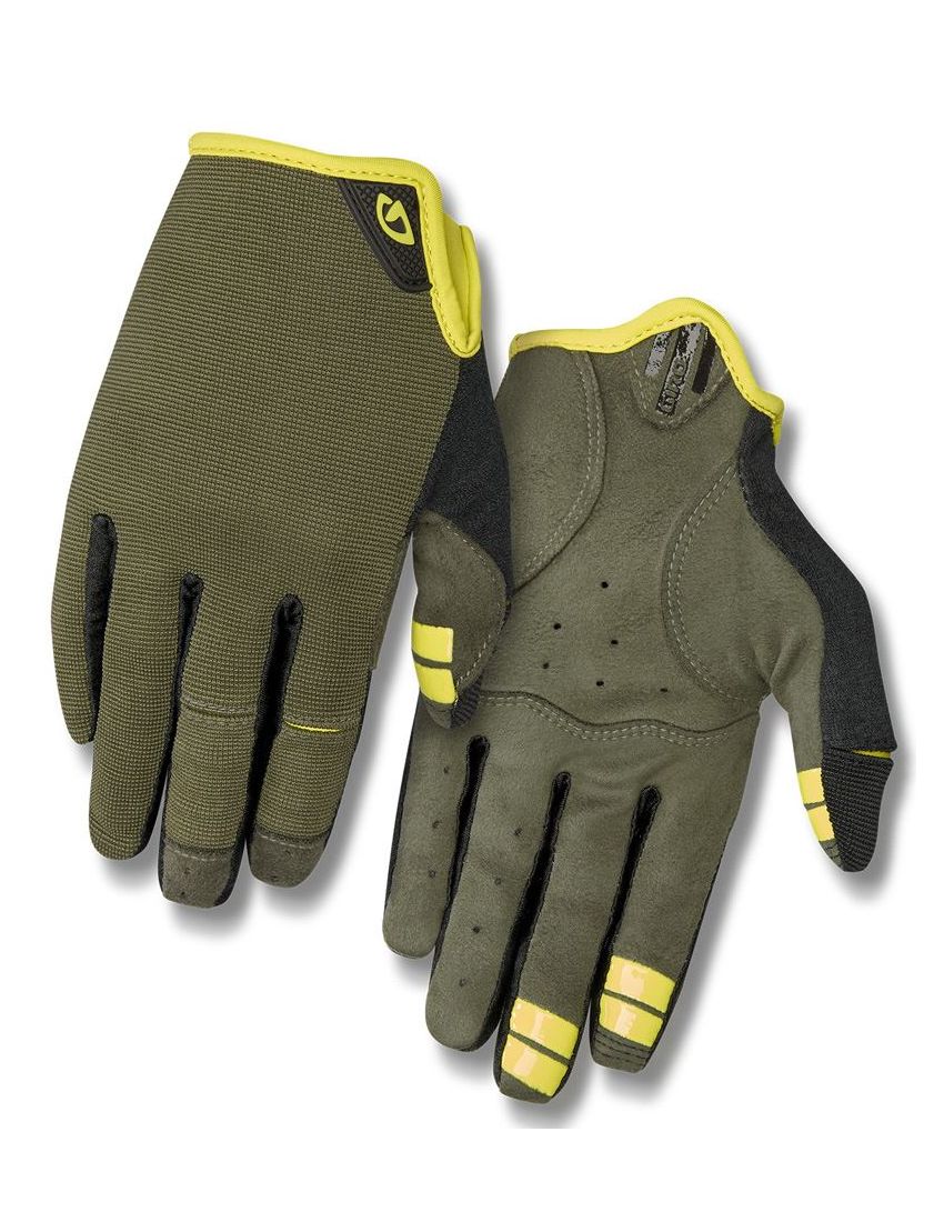 Rękawiczki męskie GIRO DND długi palec olive roz. XXL (obwód dłoni od 267 mm / dł. dłoni od 211 mm) (NEW) 