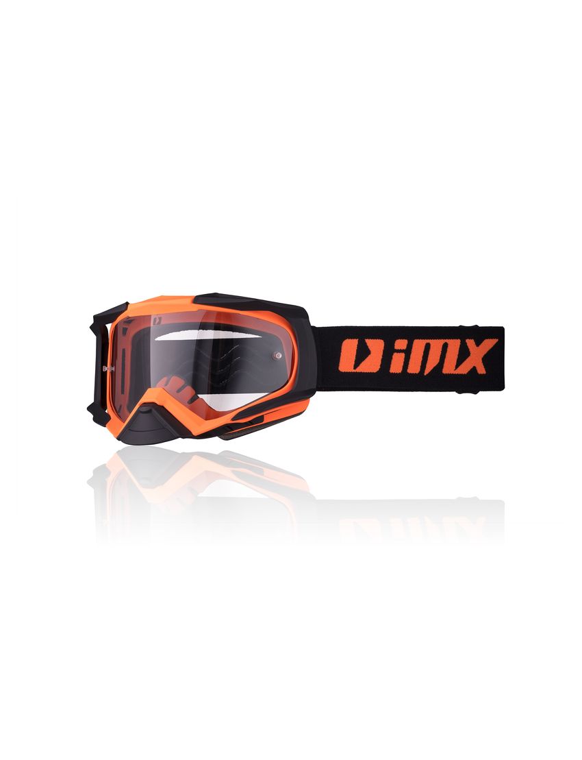 Gogle IMX Dust Orange Matt/Black Matt (szyba dark smoke + clear)